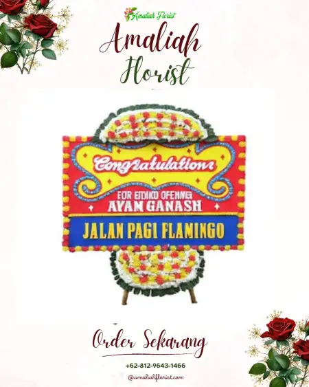 Sewa Papan Bunga Tembok Kidul